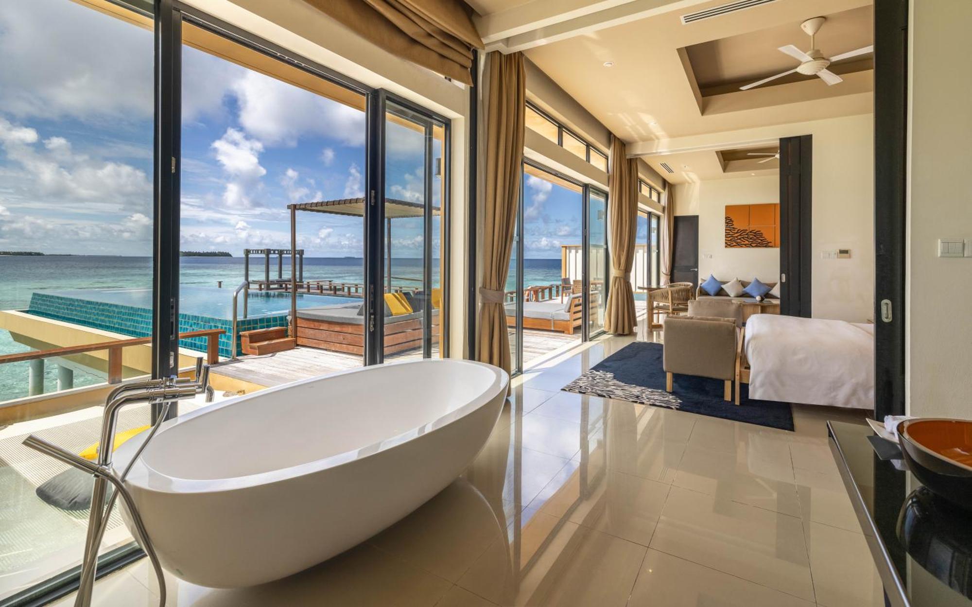 Angsana Velavaru In-Ocean Villas - All-Inclusive Select, Book Now & Enjoy 20 Percent Off Seaplane Transfer For Stays In 2025 Hulhudheli Eksteriør bilde